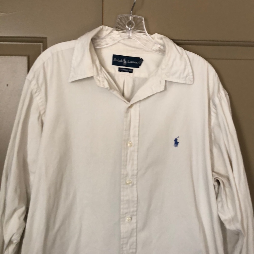 Off white polo button down